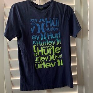 Hurley Boys Tee Shirt, Size 14/16, Blue